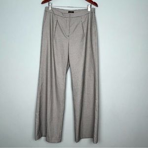 Halogen Gray Wide-Leg Trousers